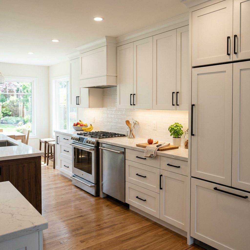 newly renovated kitchen cabinets